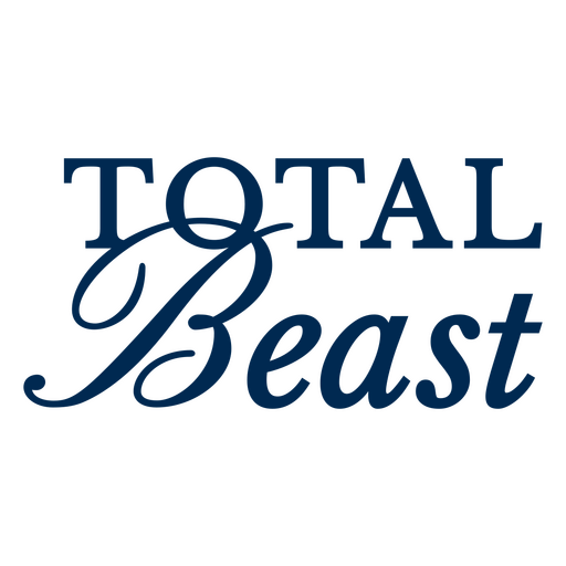 Total beast design PNG Design