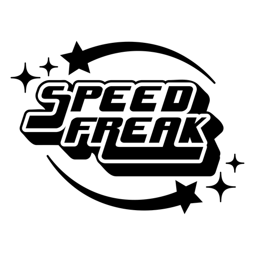 Design gráfico dinâmico para fanáticos por velocidade Desenho PNG