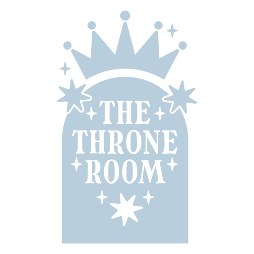 The throne room design PNG Design