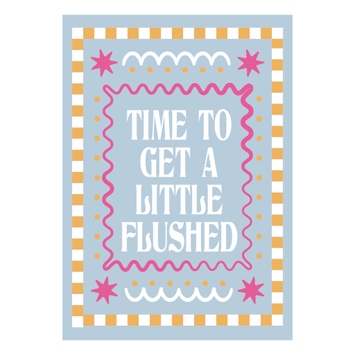 Playful quote design with vibrant colors PNG Design