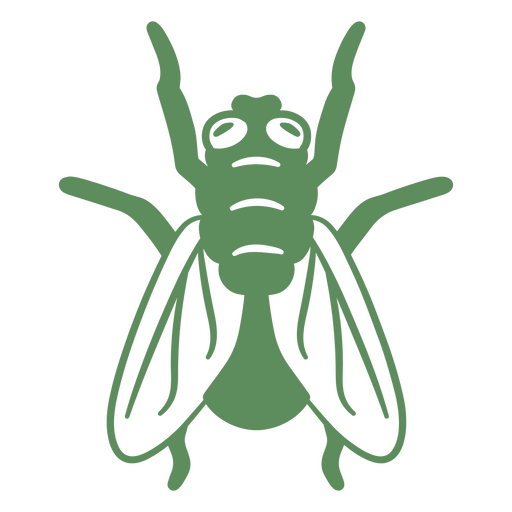 Green fly design PNG Design