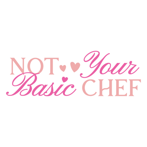 Design de citação de chef lúdico Desenho PNG
