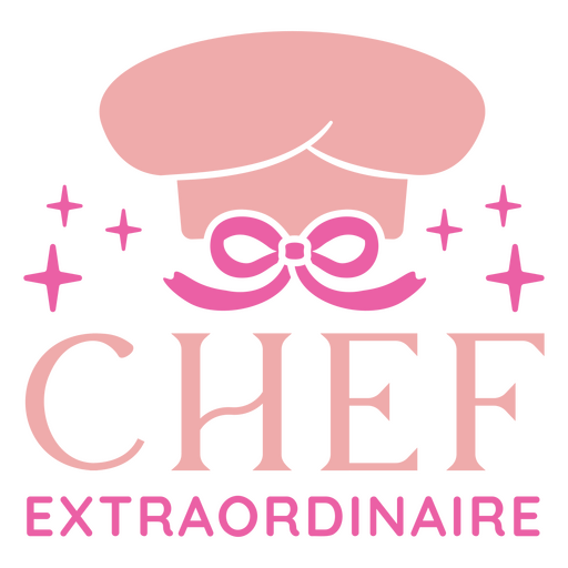 Verspieltes Chefkoch-Design der Extraklasse PNG-Design