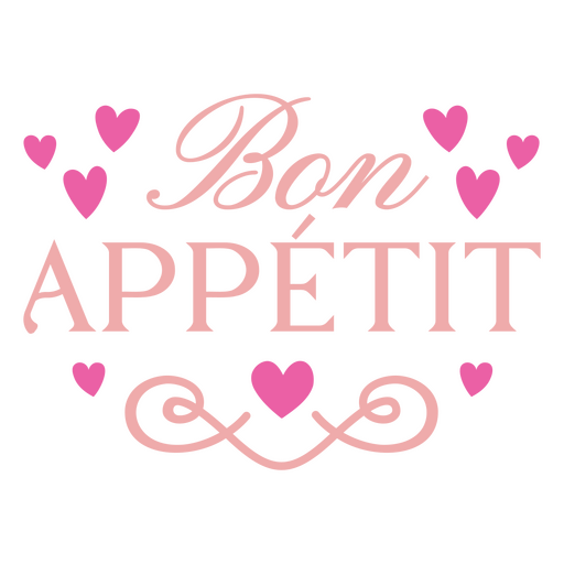 Bon Appetit Design PNG & SVG Design For T-Shirts