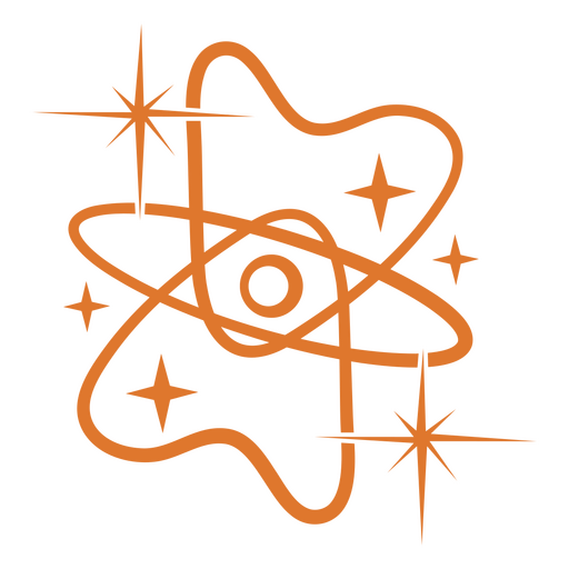 Science atom design PNG Design