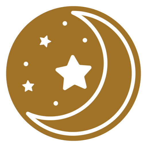 Design de noite estrelada Desenho PNG