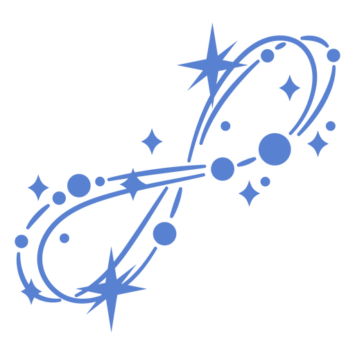 Diseño azul galaxia Diseño PNG