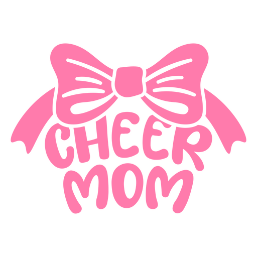 Cheer Mom-Ausschnitt-Design PNG-Design