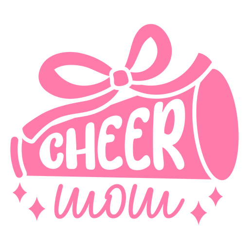 Playful cheerleading megaphone design PNG Design