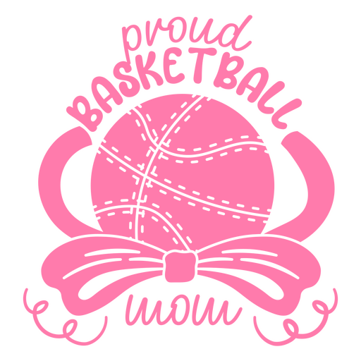 Proud basketball now design PNG Design