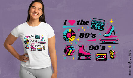 I Love The 90s Eighties T-Shirt