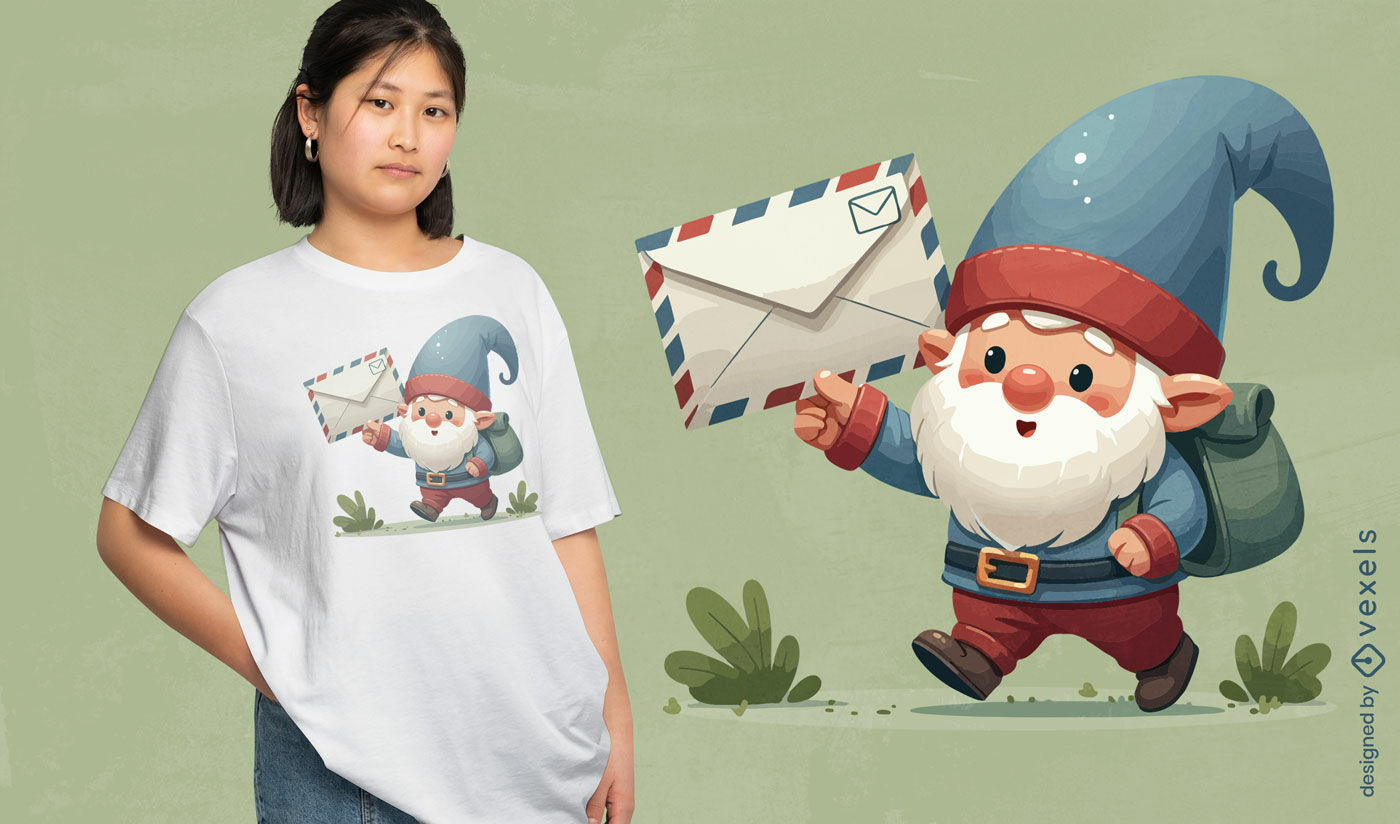 Delivery gnome t-shirt design