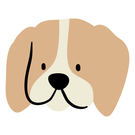 Design fofo de filhote de beagle Desenho PNG