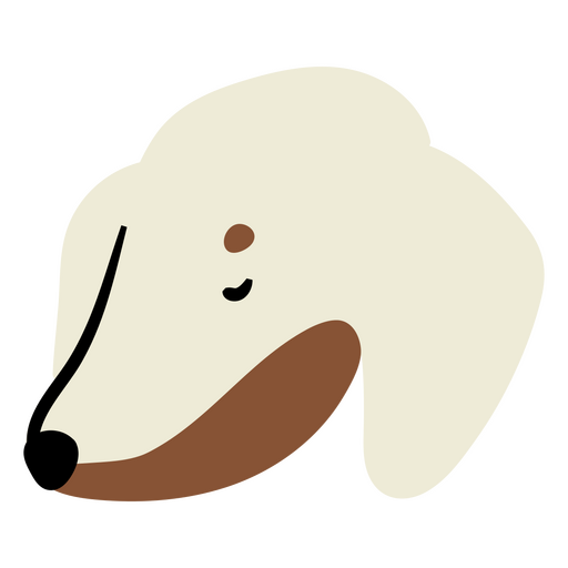 Cute collie dog design PNG Design