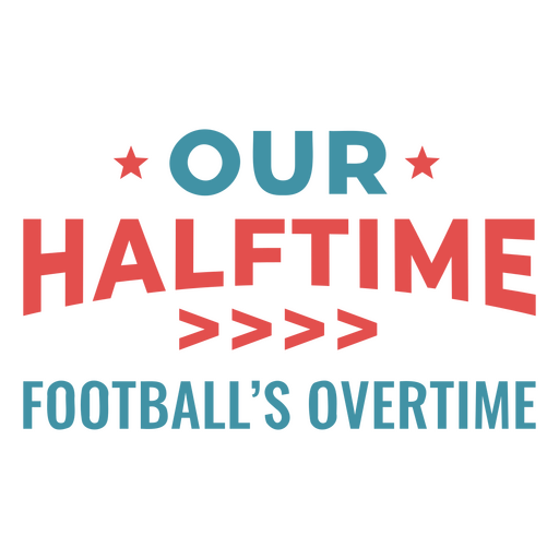 Diseño gráfico audaz para el entretiempo de fútbol Diseño PNG