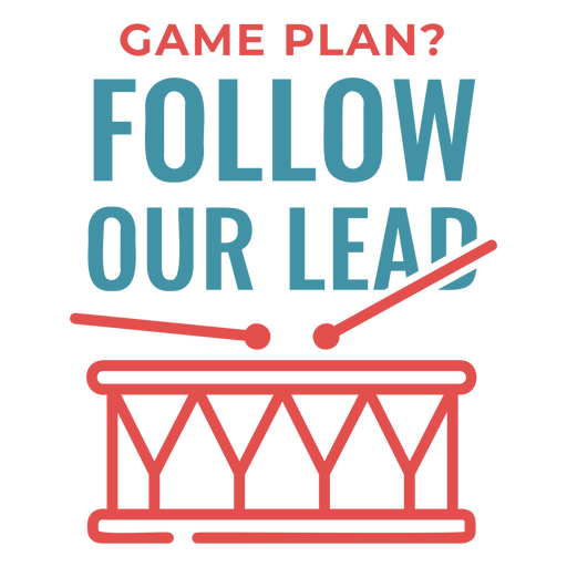 Diseño de póster motivacional audaz inspirado en un tambor Diseño PNG