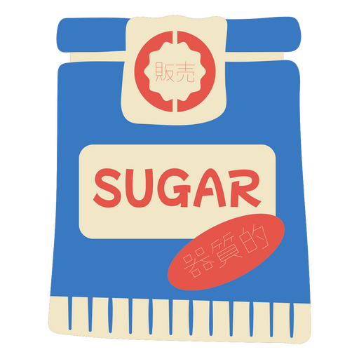 Sugar packaging design PNG Design