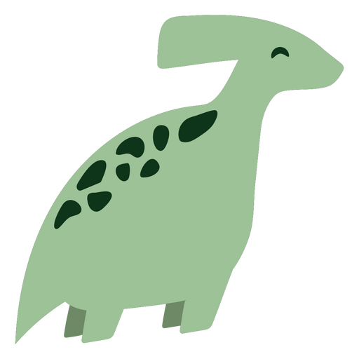 Lindo diseño de personaje de dinosaurio. Diseño PNG