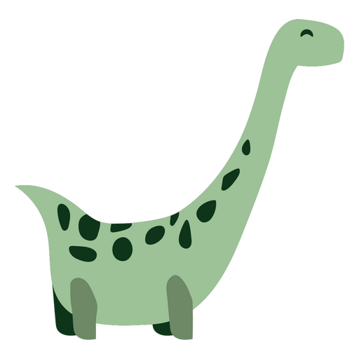 Grünes Dinosaurier-Design PNG-Design