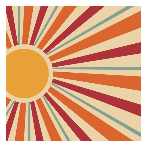 Sunshine design PNG Design