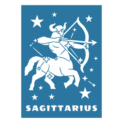 Sagittarius design PNG Design