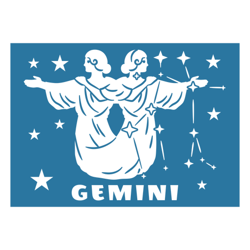 Gemini design PNG Design