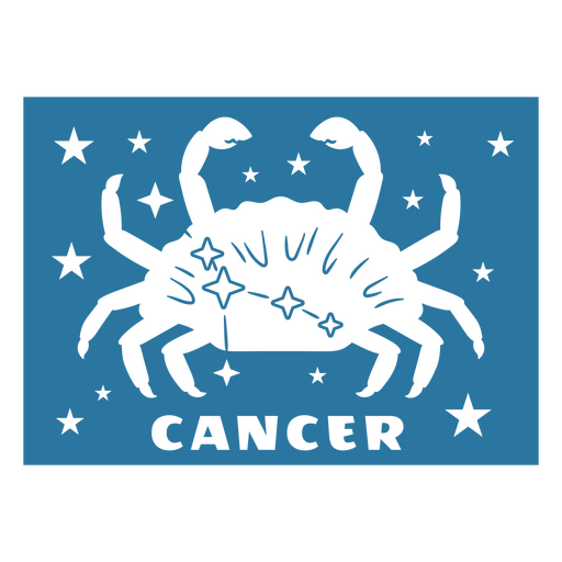 Crab cancer design PNG Design