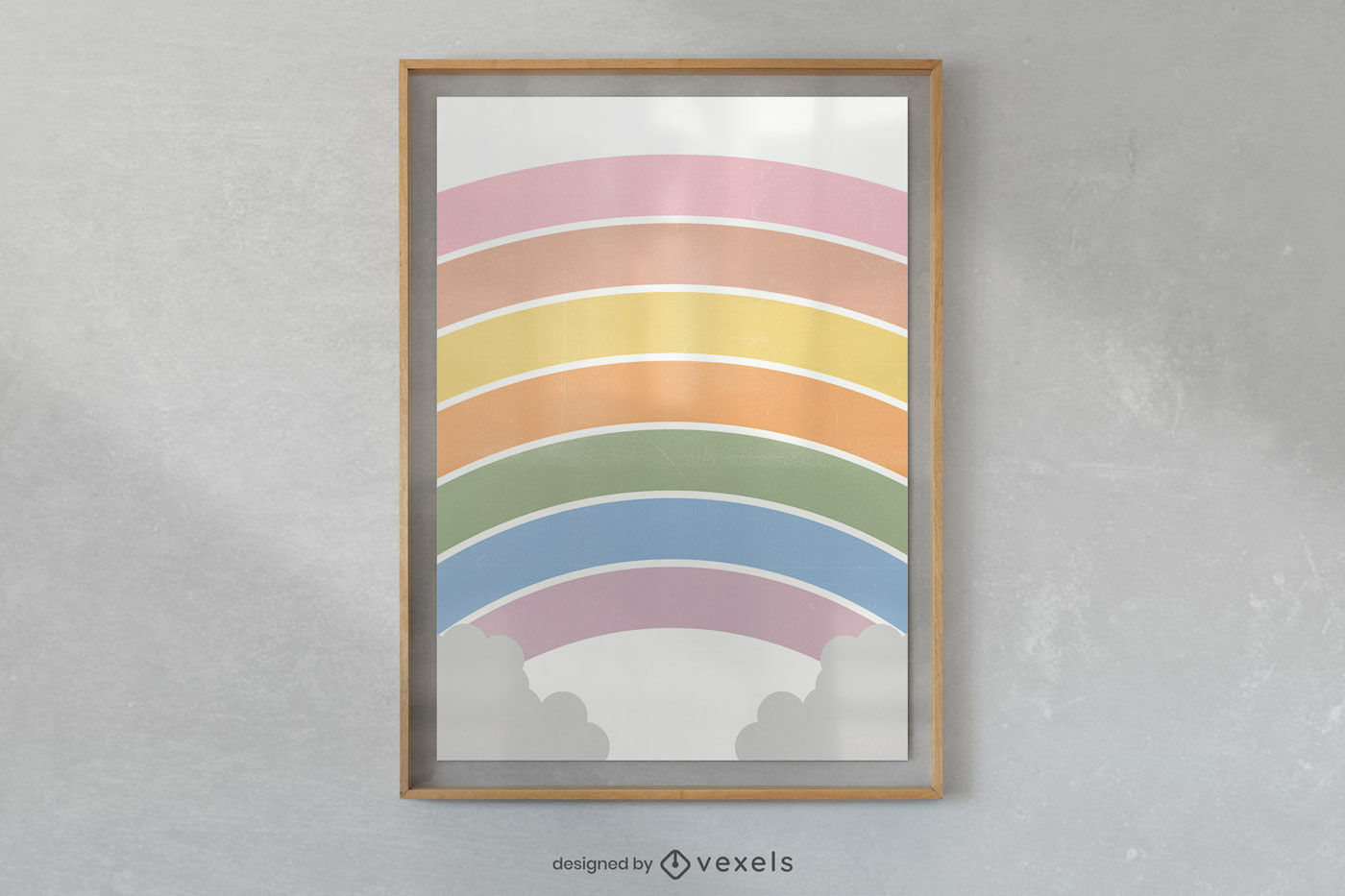 Regenbogen-Posterdesign