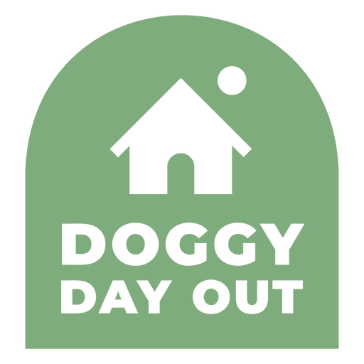 Doggy day out design PNG Design