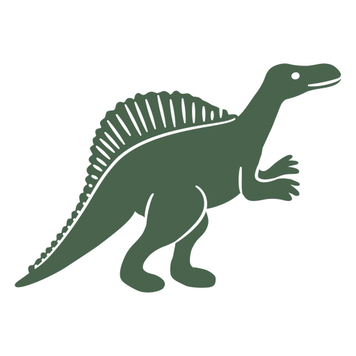 Diseño de estegosaurio verde Diseño PNG