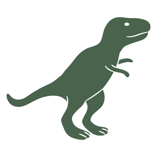 Design de t-rex verde Desenho PNG