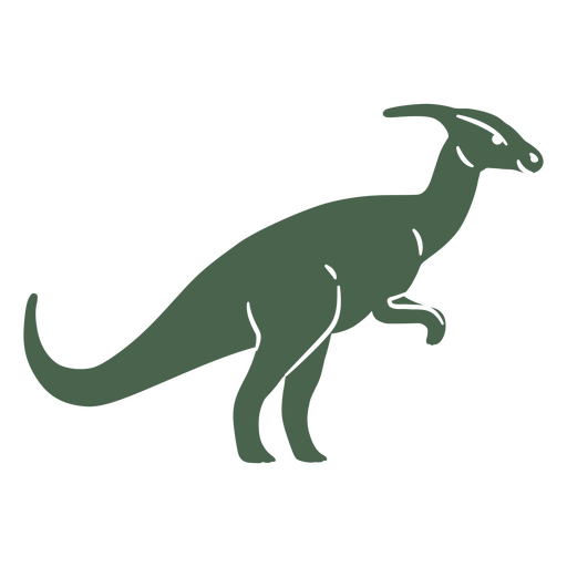 Design de dinossauro verde grande Desenho PNG