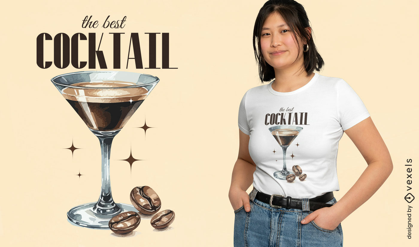 Best cocktail t-shirt design