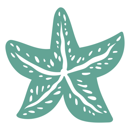 Design de estrela do mar Desenho PNG