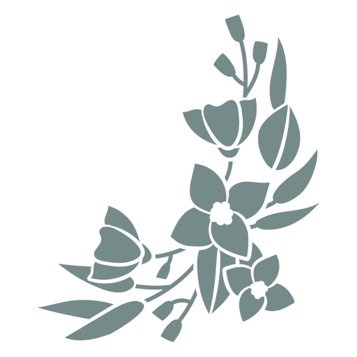Elegantes Blumendesign für die Inneneinrichtung PNG-Design