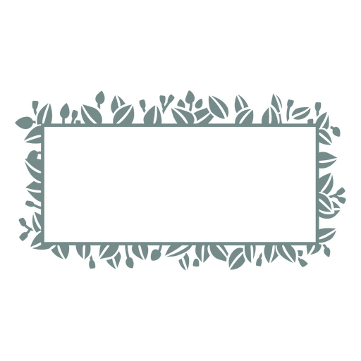 Floral border design PNG Design