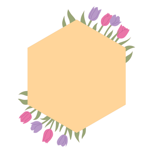 Design de flores roxas e rosas Desenho PNG