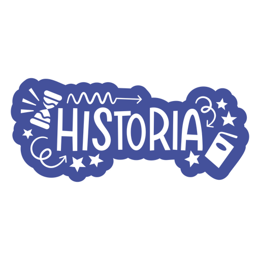 Historia design PNG Design