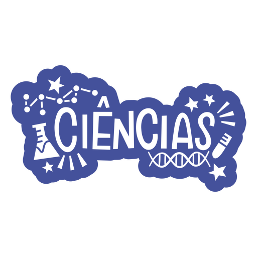 Design com tema científico  Desenho PNG