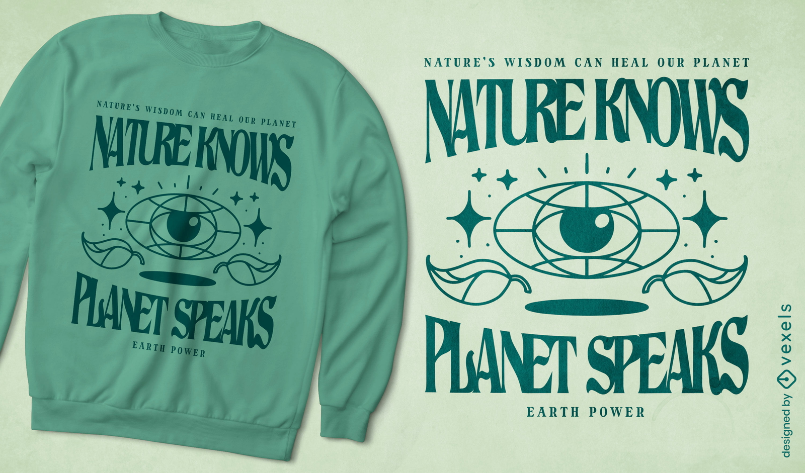 A natureza conhece o design de camisetas