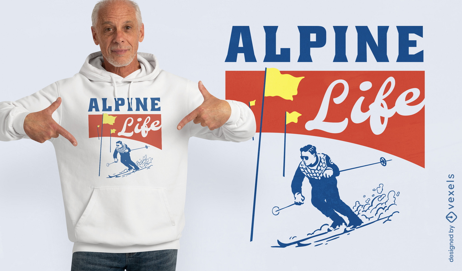 Alpine life t-shirt design