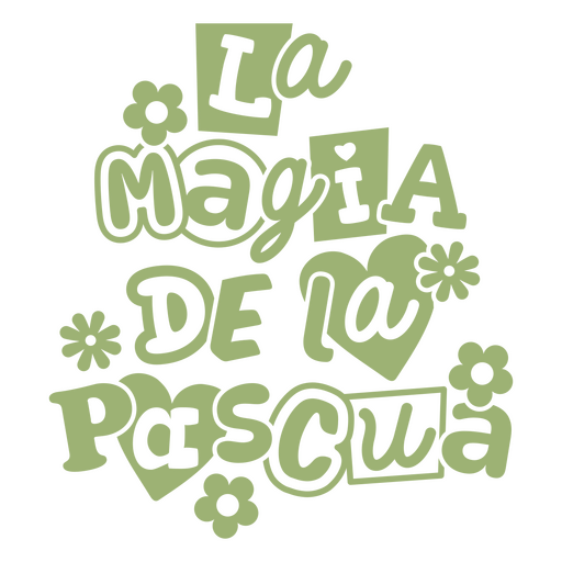 A magia da páscoa design Desenho PNG