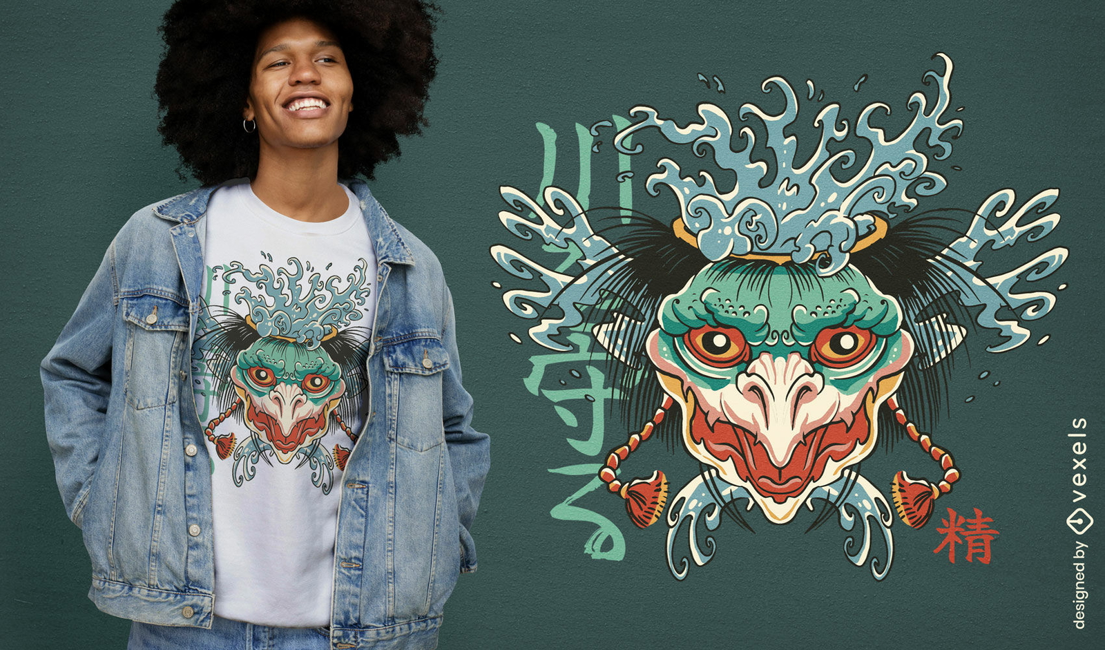 Kappa Folklore Japanisches T-Shirt Design