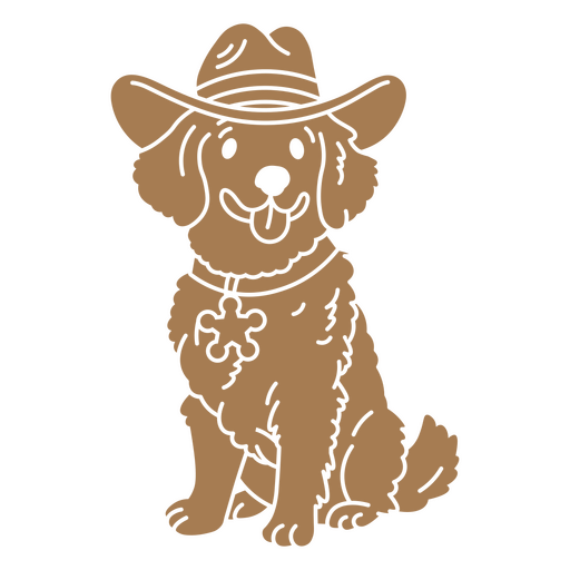 Design de cachorro adorável Desenho PNG