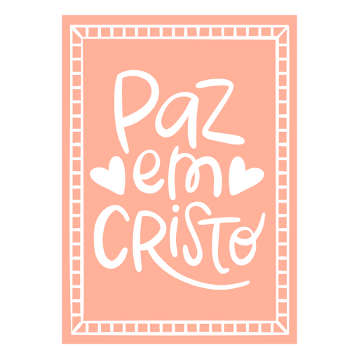 Design ?Paz em Cristo? PNG-Design