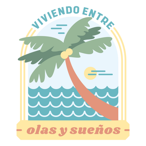 Vivendo entre olas e sonhos  Desenho PNG