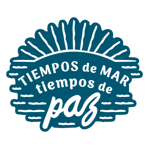 Tiempos de mar design PNG Design