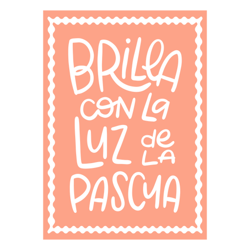 Brilia con la luz de la pascua design PNG Design