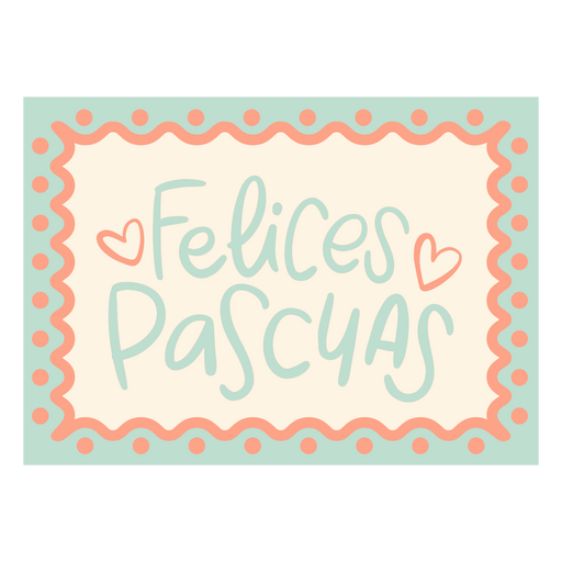 Felices Pascas Design PNG-Design