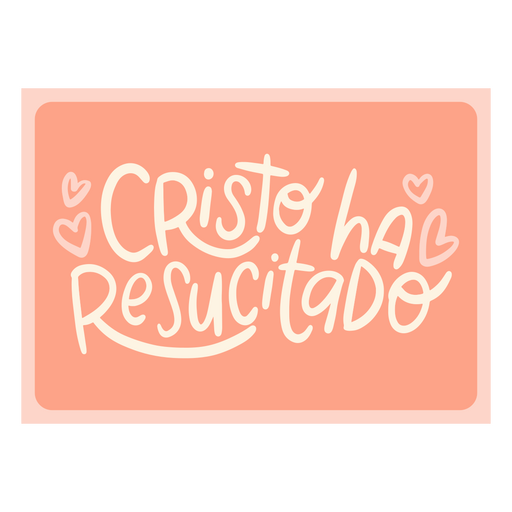 Cristo ha resucitado diseño Diseño PNG